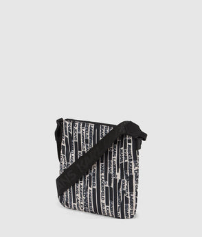 Karl Lagerfeld Curved Hem T-Shirt Black