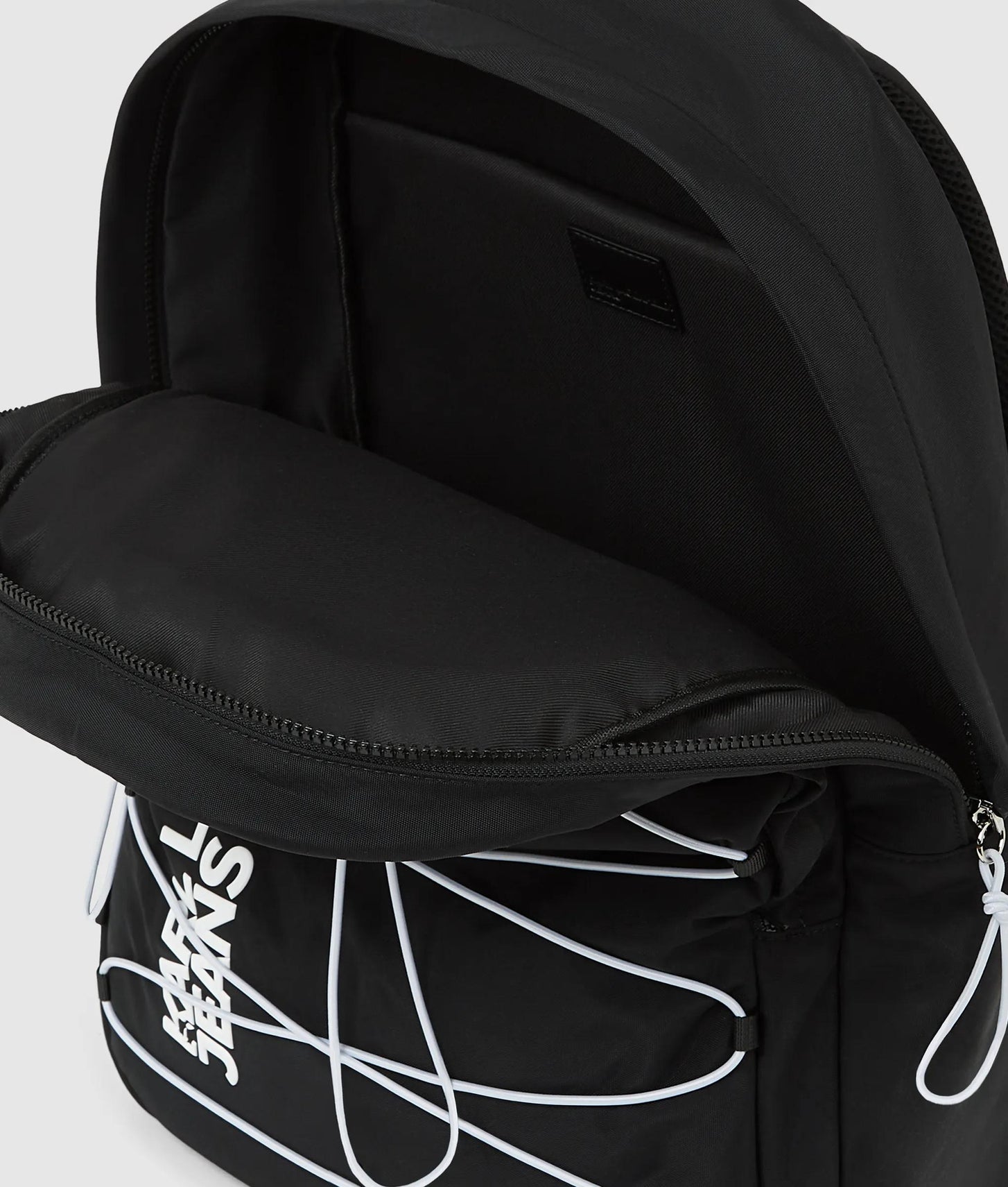 KarlLagerfeld Utility Drawstring Backpack Black