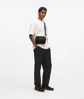 Karl Lagerfeld Monogram Linen Shirt Natural