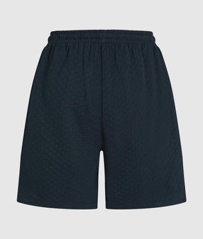 Karl Lagerfeld Checked Beach Shirt Navy
