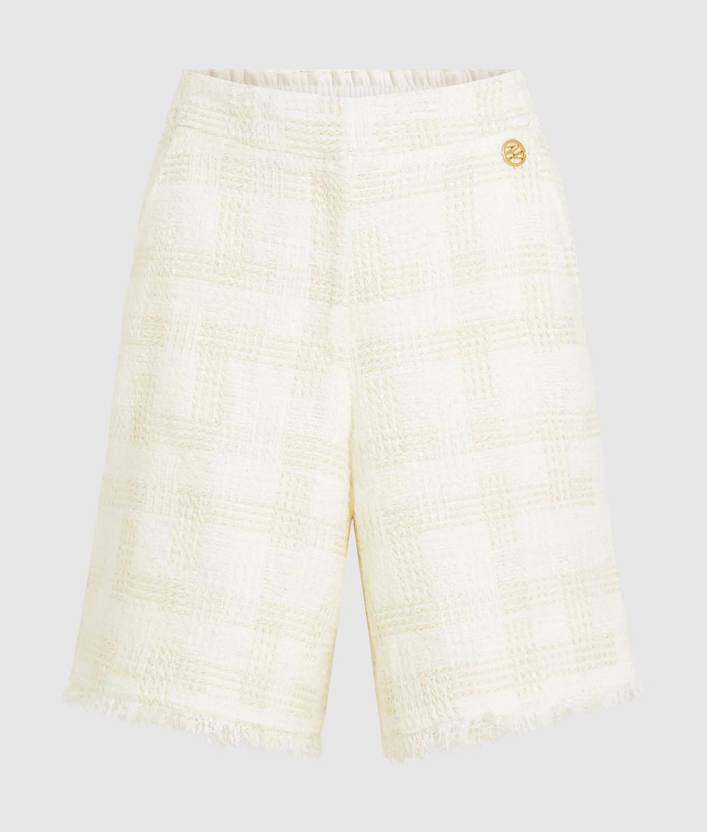 Karl Lagerfeld Bouclé Bermuda Shorts Pristine
