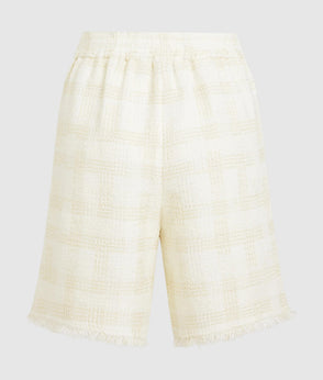 Karl Lagerfeld Short-Sleeved Bouclé Blazer Pristine