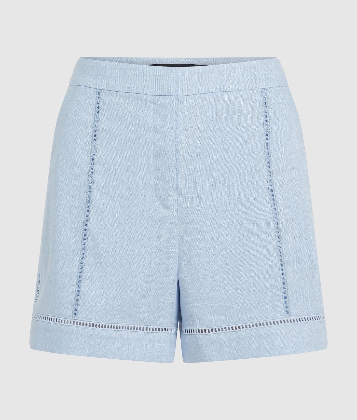 Karl Lagerfeld Cut-Out Embroidery Shorts Kentucky Blue