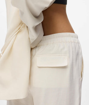 KarlLagerfeld Woven Mini Hobo Bag Natural