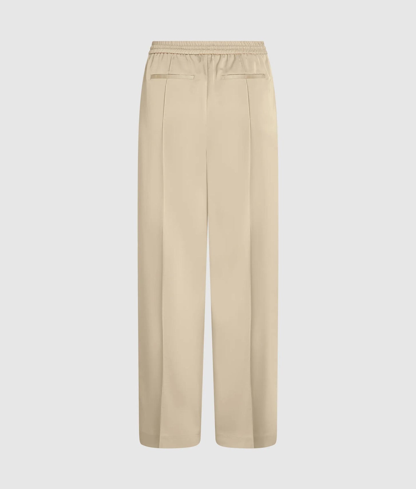 Karl Lagerfeld Wide-Leg Satin Pants Champagne