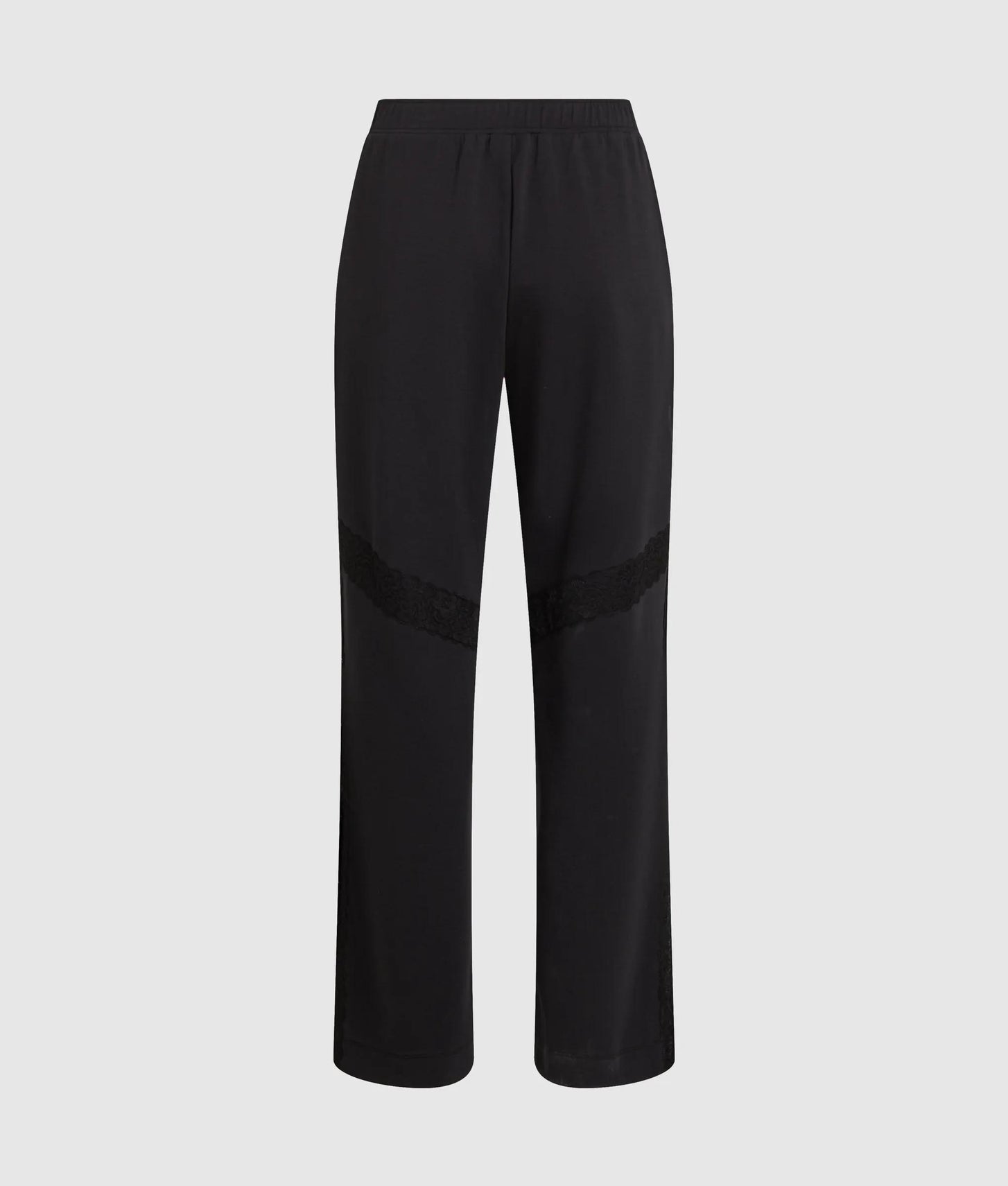 Karl Lagerfeld Lace Detail Sweatpants Black