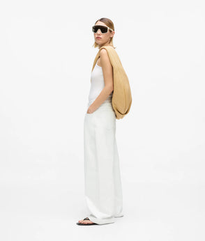 KarlLagerfeld Woven Large Hobo Bag Natural