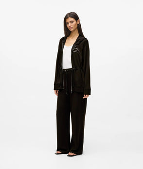 Karl Lagerfeld Rue St-Guillaume Zip-Up Hoodie Black