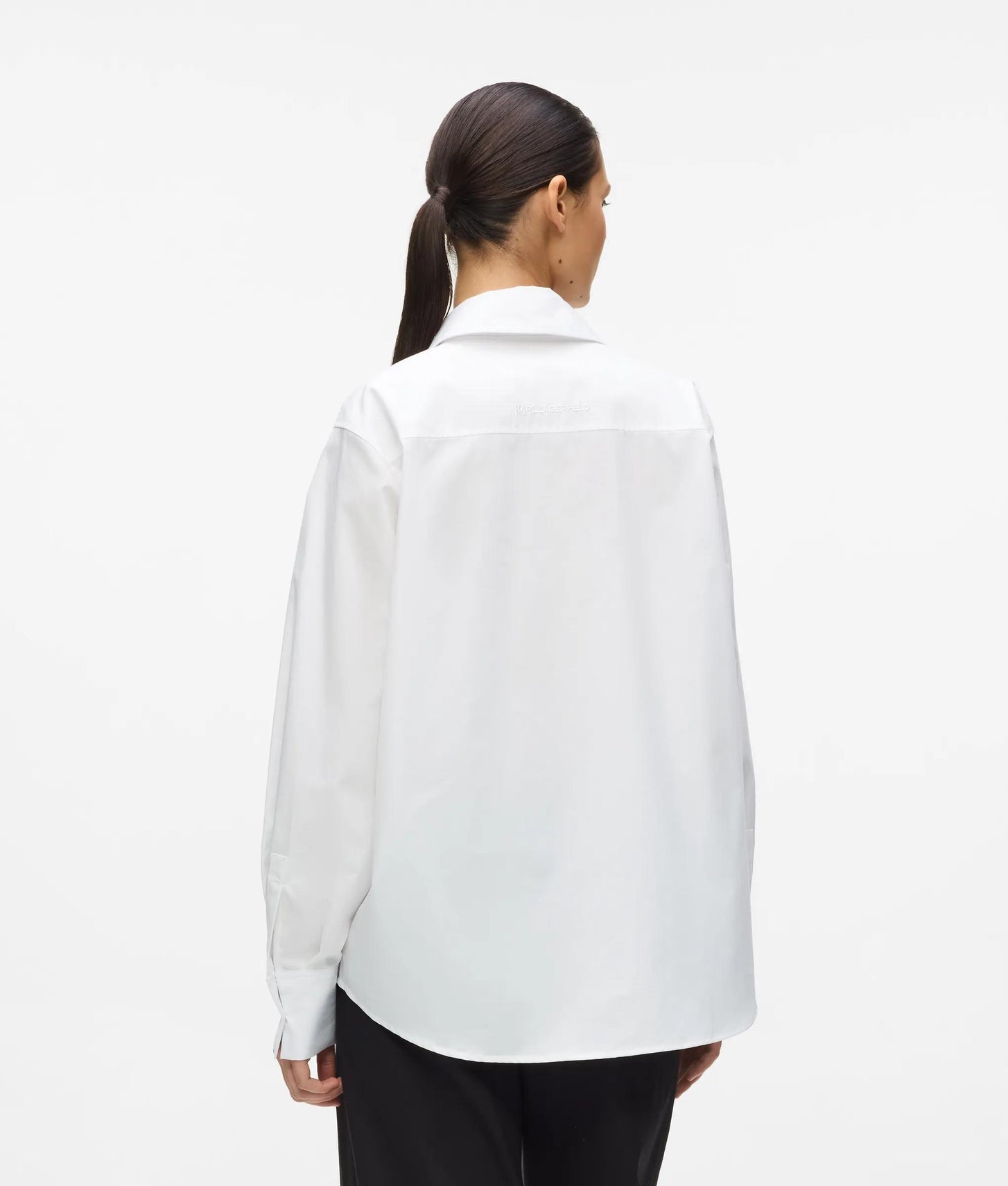 Karl Lagerfeld Ikon Aquarelle Shirt White