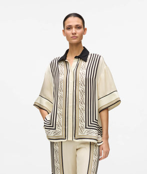 Karl Lagerfeld Scarf Print Pajama Pants Pristine