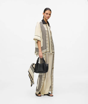 Karl Lagerfeld Scarf Print Pajama Pants Pristine