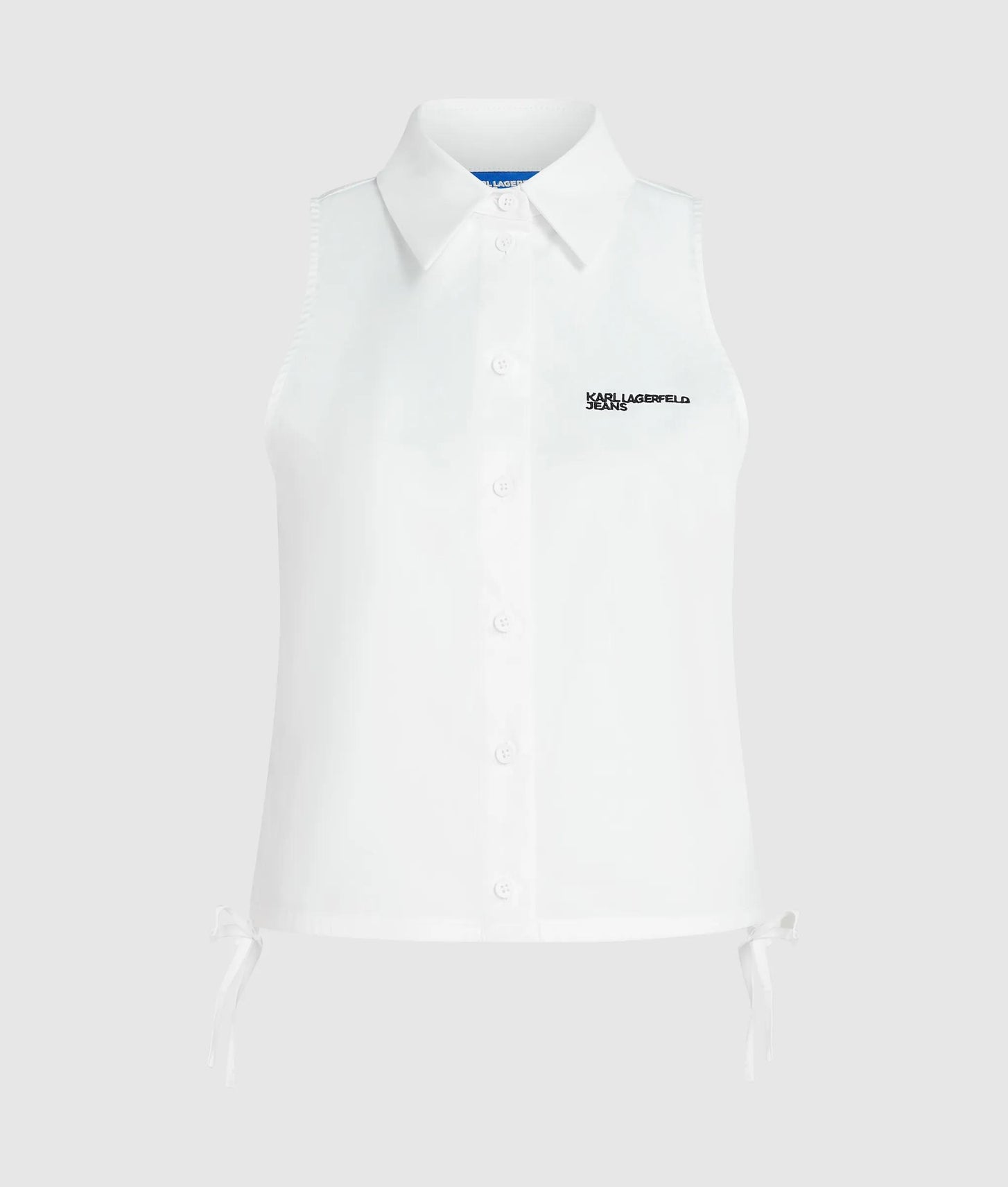 Karl Lagerfeld Sleeveless Shirt White