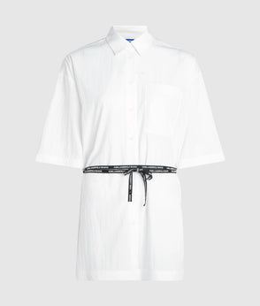 Karl Lagerfeld Metallic Silver Mini Skirt Silver