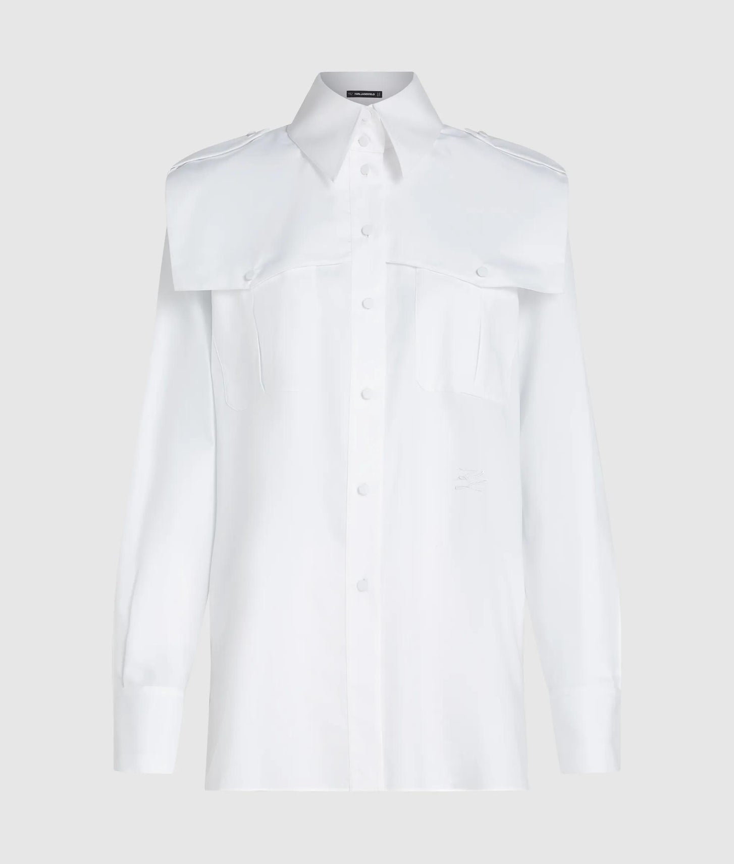 Karl Lagerfeld Archive Poplin Shirt White