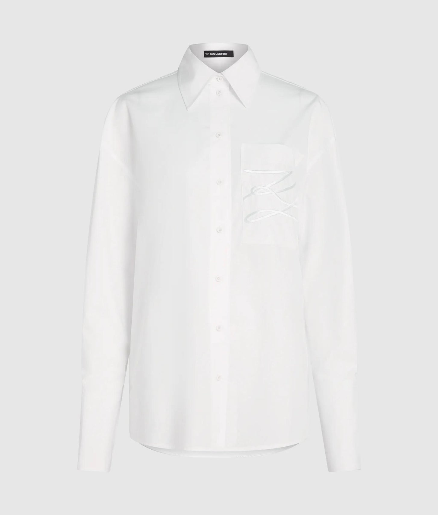 Karl Lagerfeld Kl X Amber Valletta Autograph Shirt White
