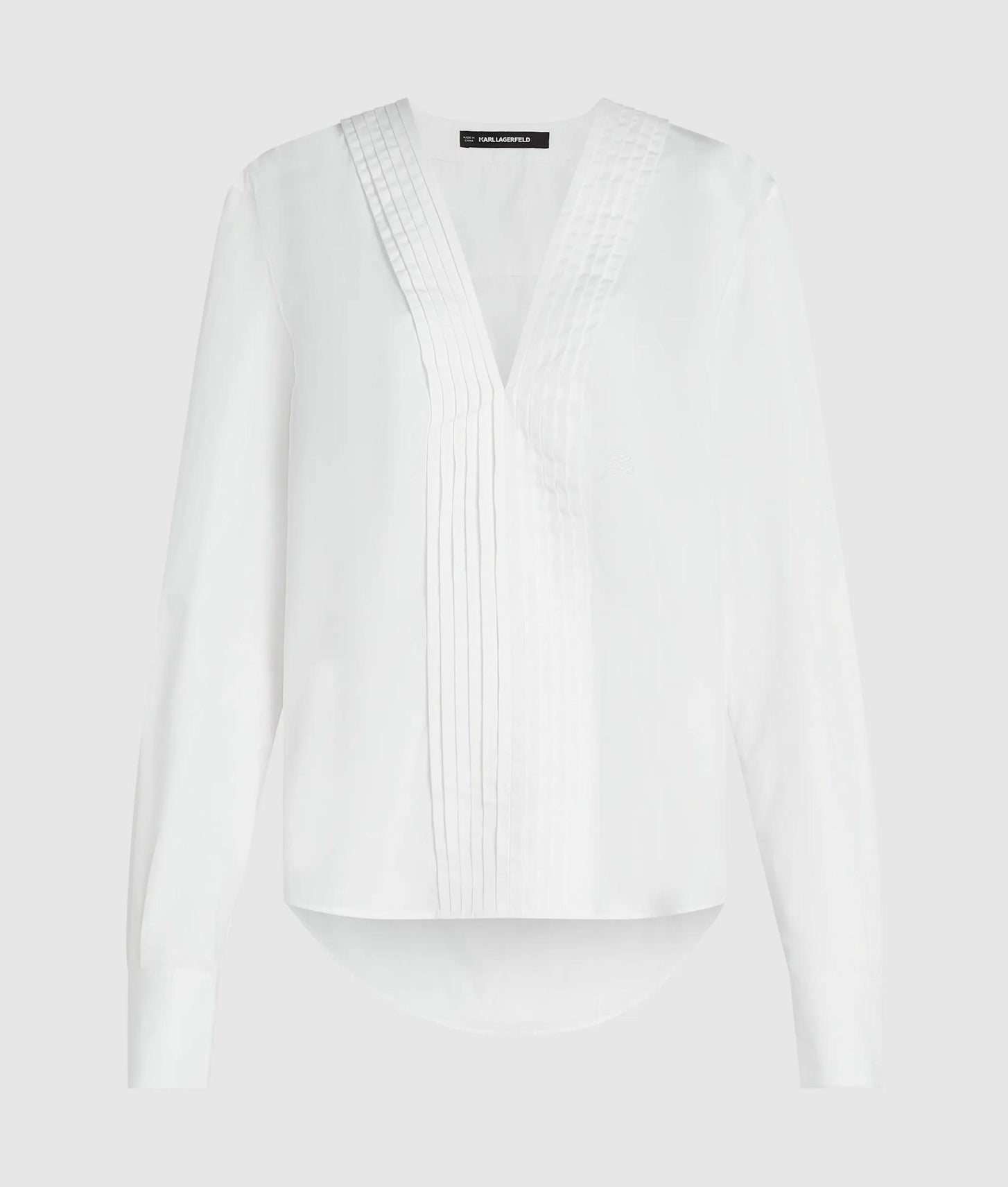 Karl Lagerfeld Kl Studio V-Neck Shirt White