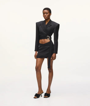 Karl Lagerfeld Kl Studio Wrap Blazer Black