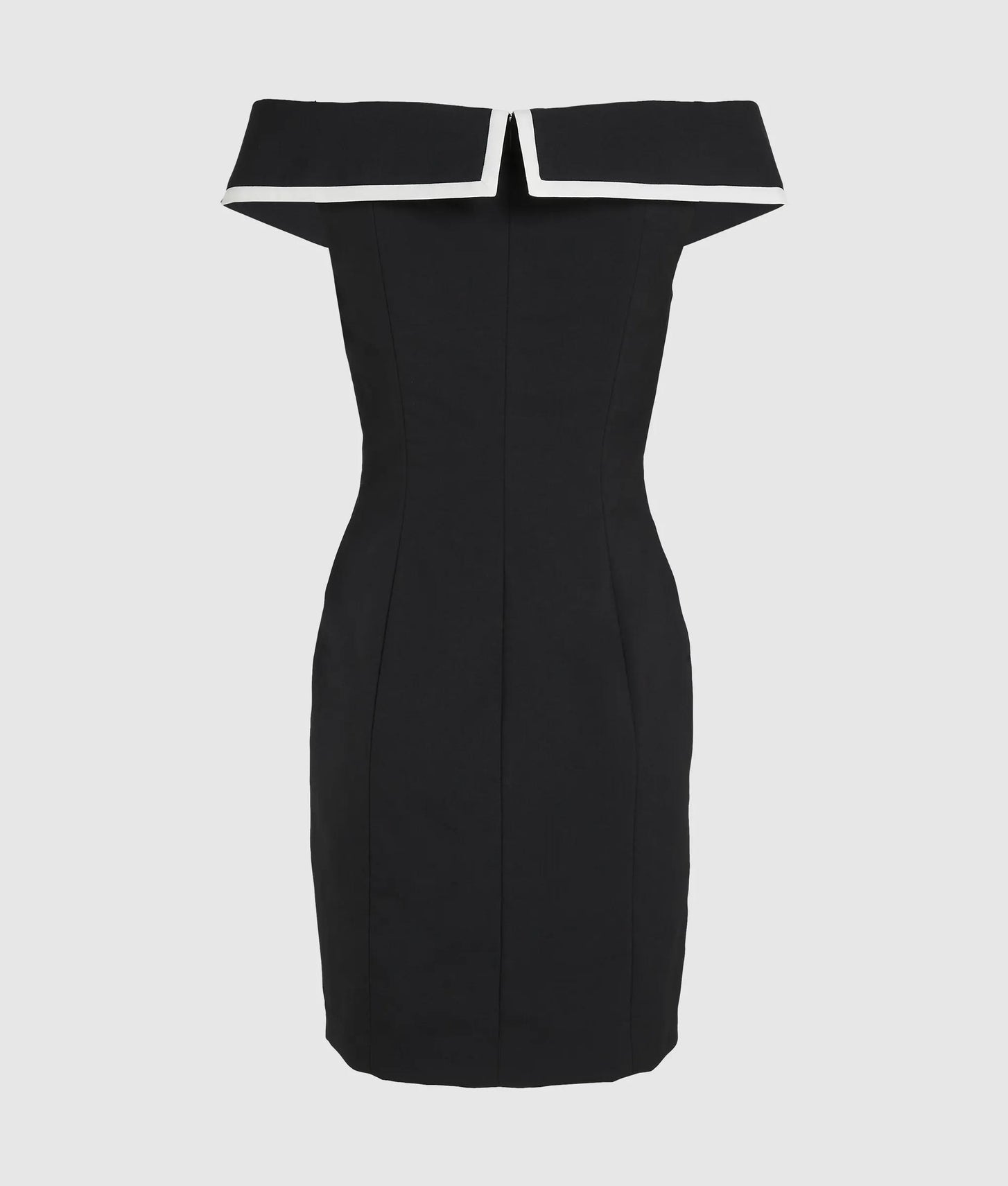 Karl Lagerfeld Off Shoulder Blazer Dress Black/White