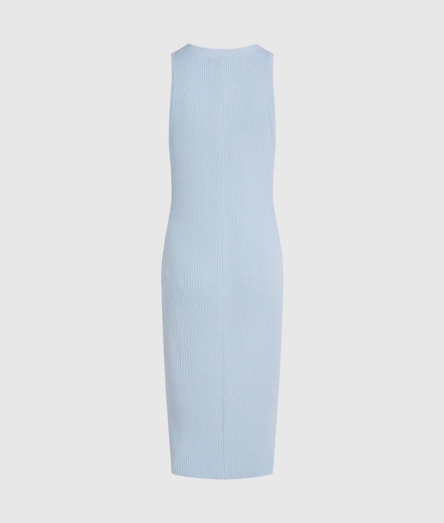 Karl Lagerfeld Logo Knit Dress Kentucky Blue-Pristine