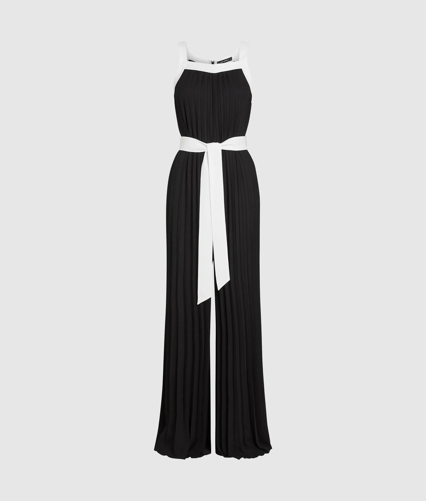 Karl Lagerfeld Pleated Jumpsuit Black