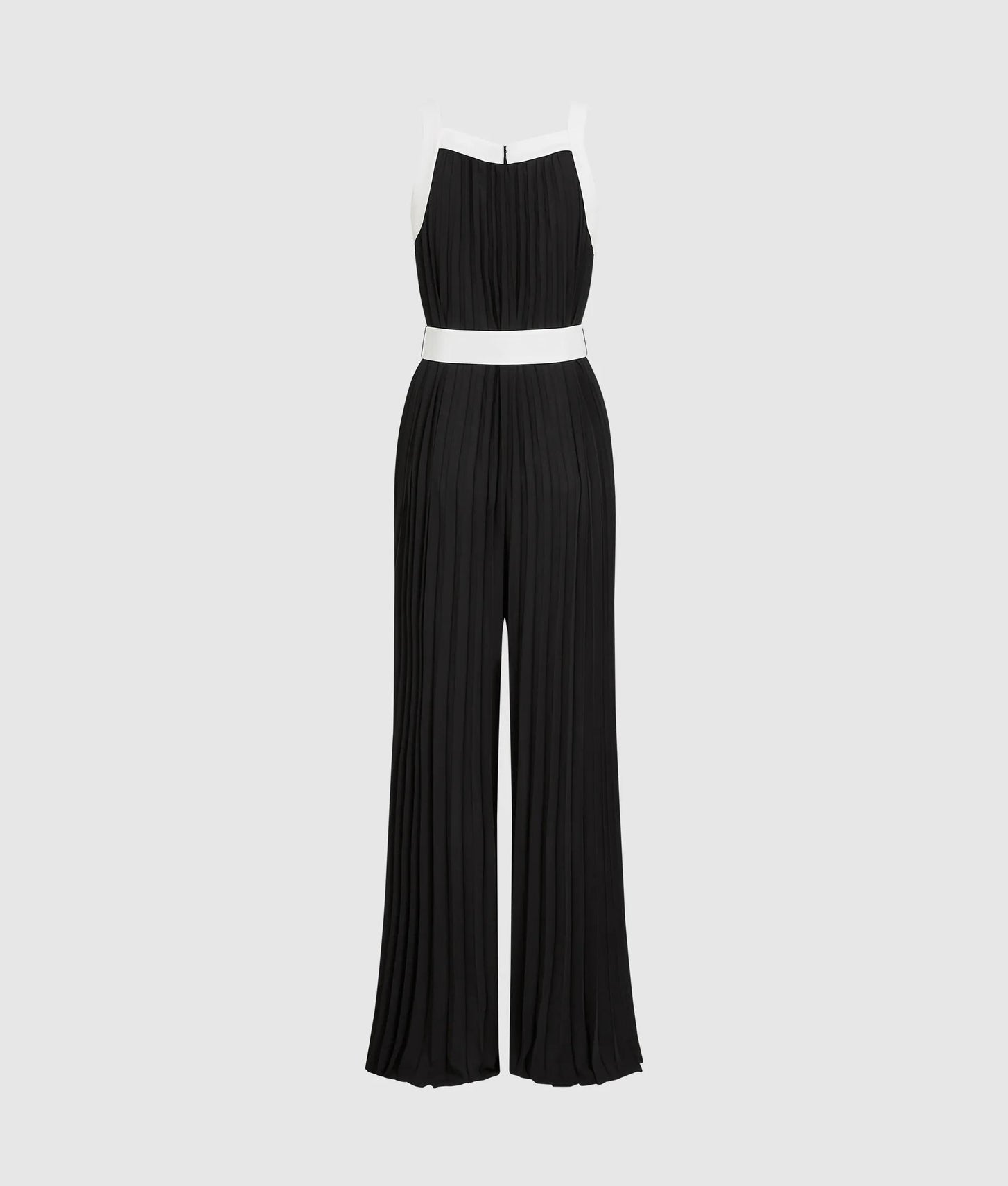 Karl Lagerfeld Pleated Jumpsuit Black
