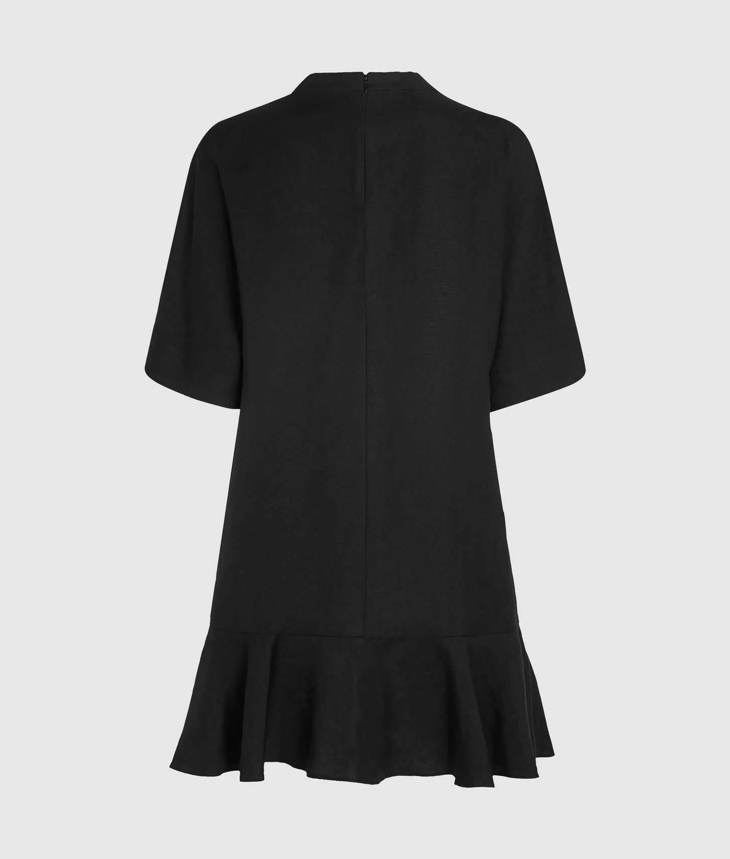 Karl Lagerfeld Linen Blend Shift Dress Black