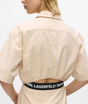 KarlLagerfeld Gathered Small Hobo Bag Black