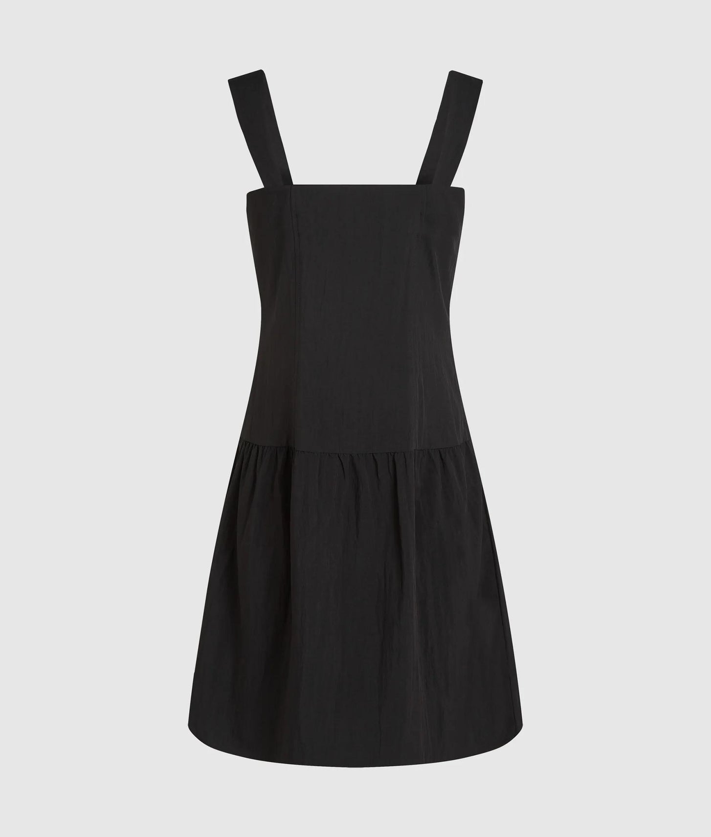 Karl Lagerfeld Tie Detail Mini Dress Black
