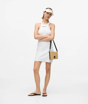 KarlLagerfeld Woven Convertible Pouch Natural