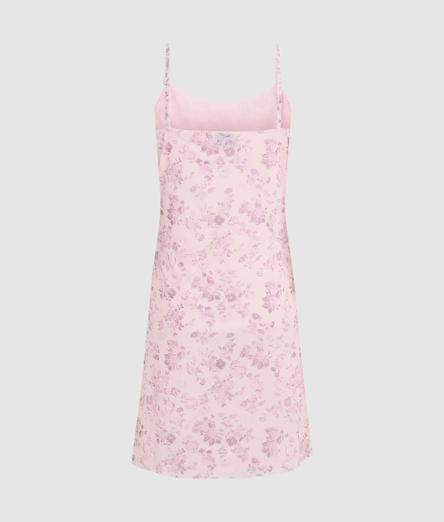 Karl Lagerfeld Floral Mesh Slip Dress Floral All Over Print Pink