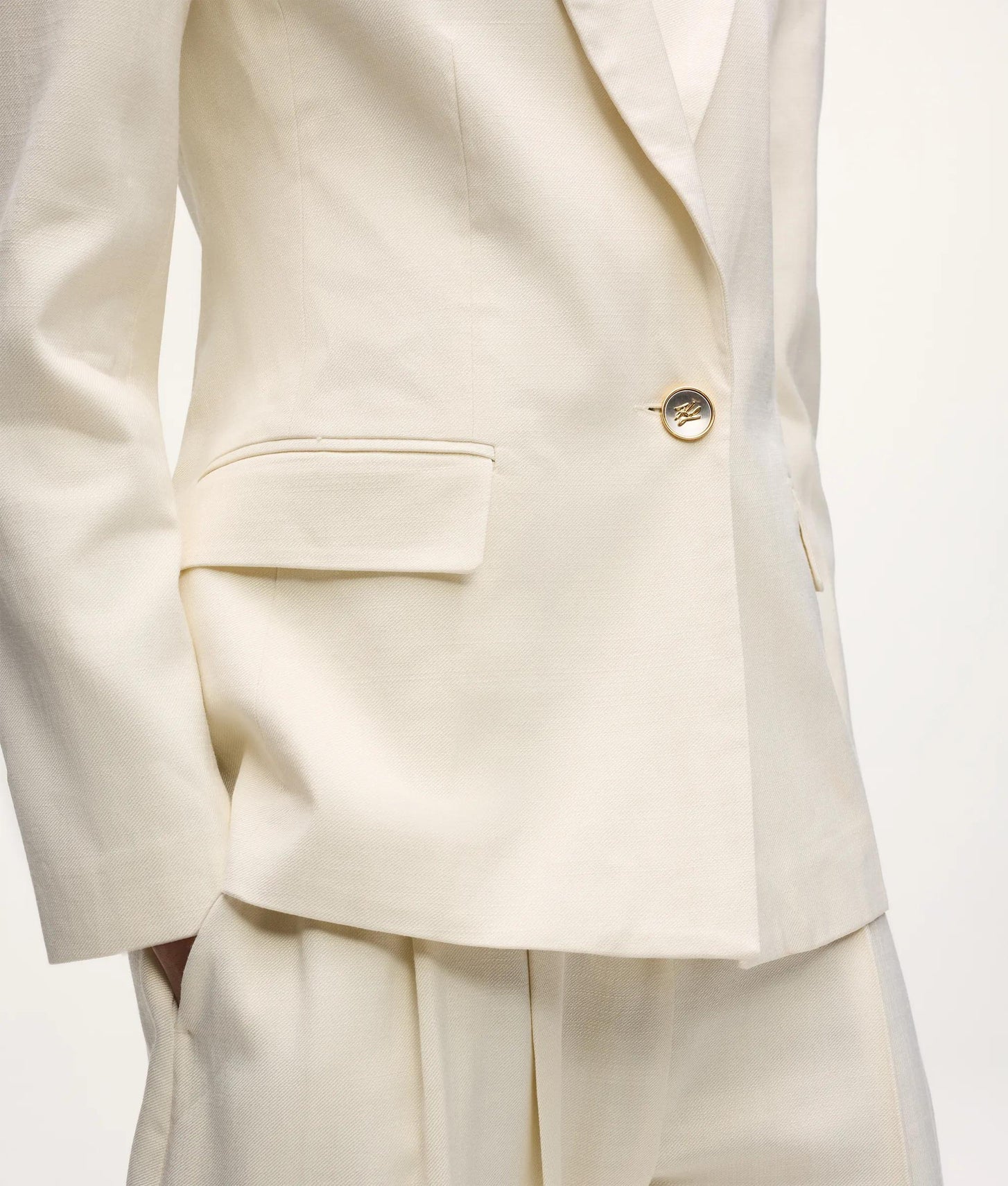 Karl Lagerfeld Kl Studio Structured Blazer Pristine
