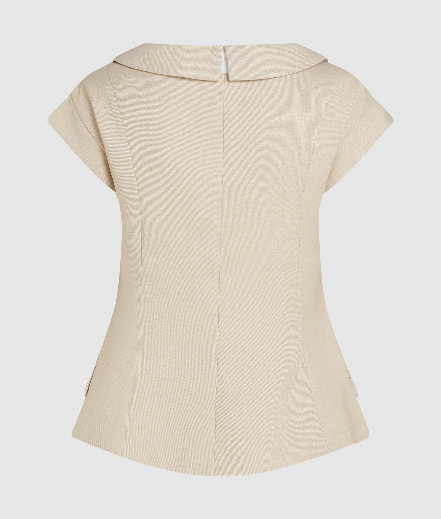 Karl Lagerfeld Cap-Sleeved Blazer Safari
