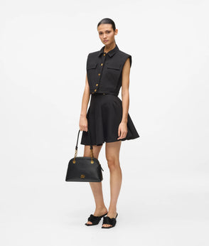 Karl Lagerfeld Flared Mini Skirt Black