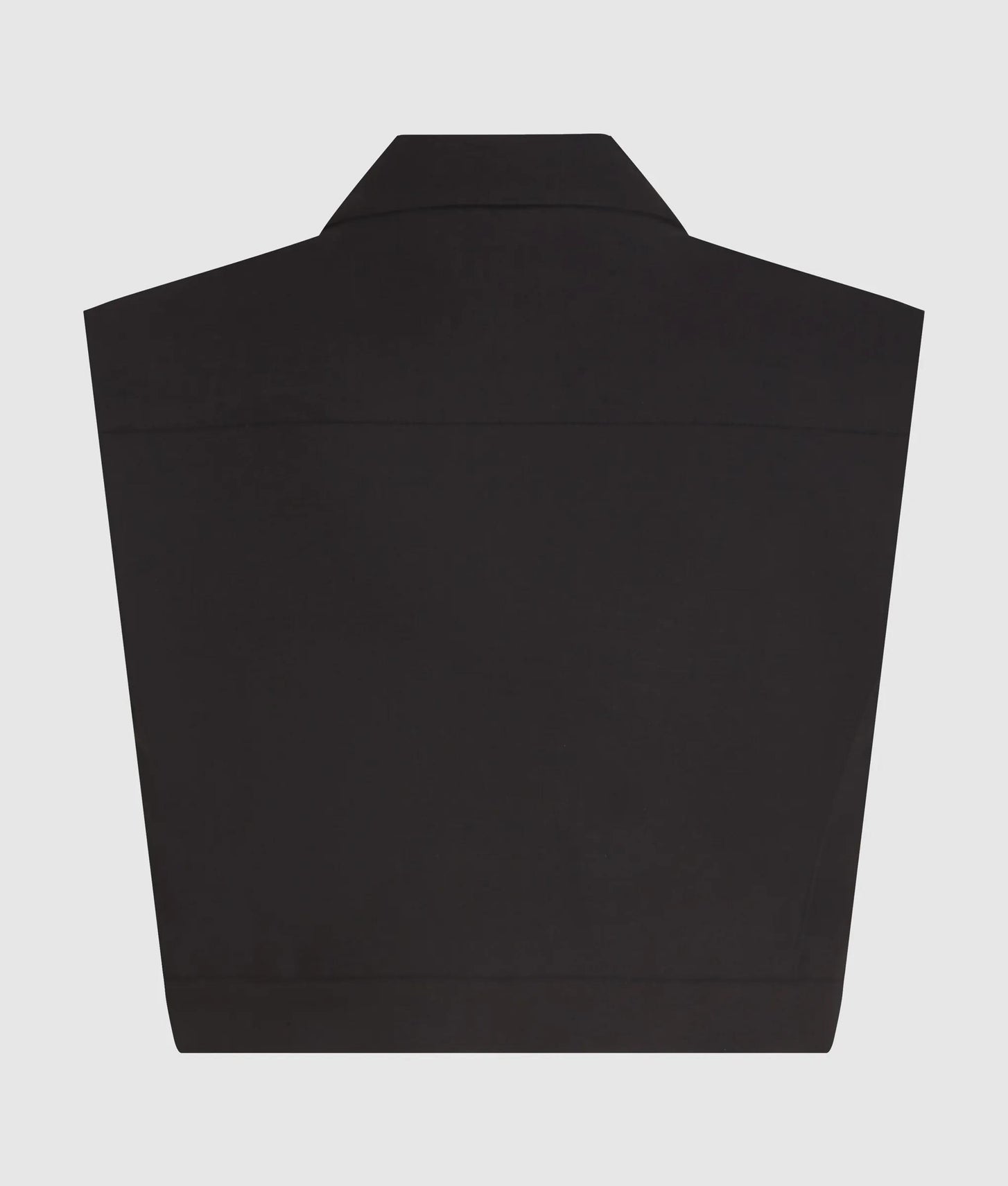 Karl Lagerfeld Cropped Gilet Black