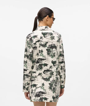 Karl Lagerfeld All-Over-Print Mini Skirt Vacances De Karl Black