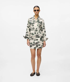 Karl Lagerfeld All-Over-Print Mini Skirt Vacances De Karl Black