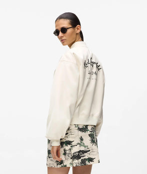 Karl Lagerfeld All-Over-Print Mini Skirt Vacances De Karl Black