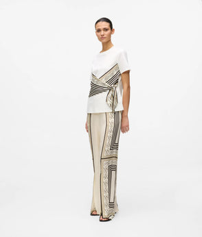 Karl Lagerfeld Scarf Print Pajama Pants Pristine