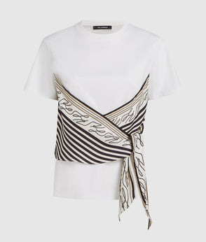 Karl Lagerfeld Scarf Print Pajama Pants Pristine