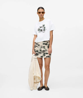 Karl Lagerfeld All-Over-Print Mini Skirt Vacances De Karl Black