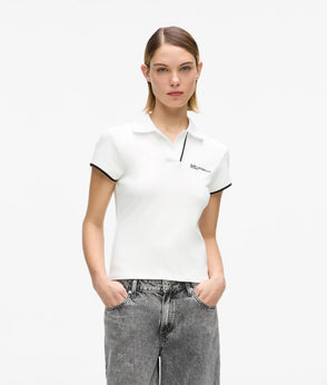 Karl Lagerfeld Logo Sweat Shorts White
