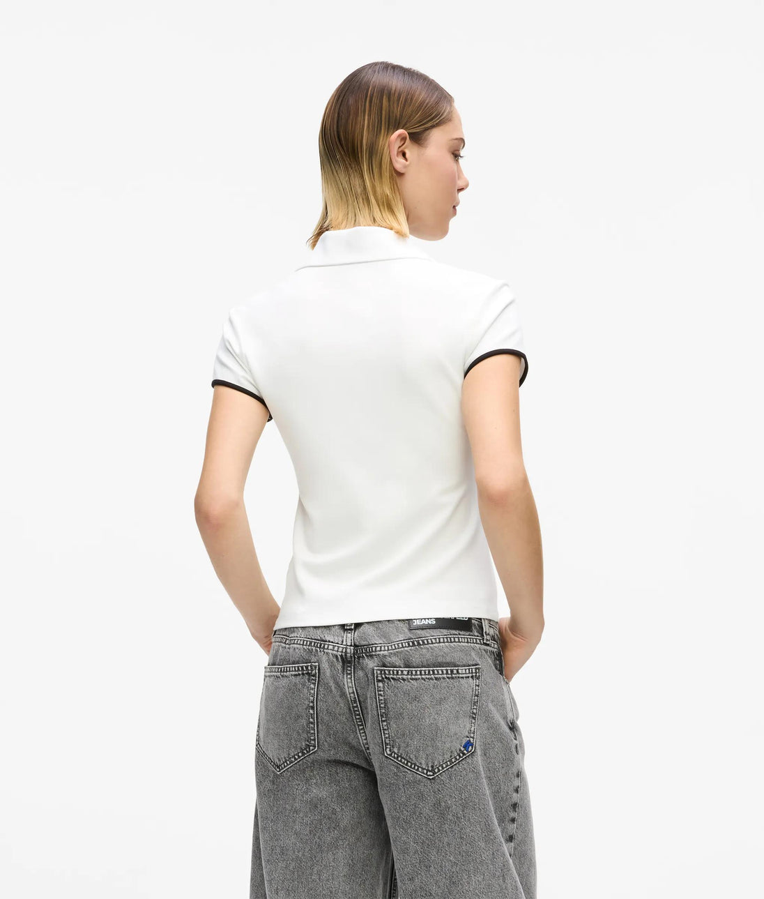 Karl Lagerfeld Logo Sweat Shorts White