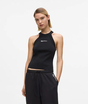 Karl Lagerfeld Lace Detail Sweatpants Black