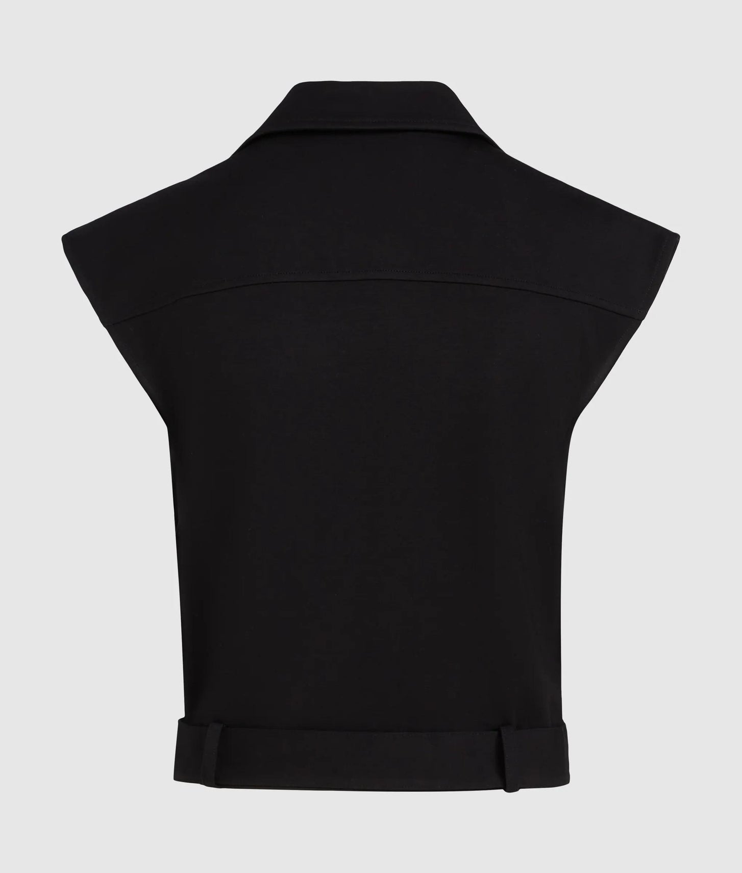 Karl Lagerfeld Jersey Biker Sweatshirt Black
