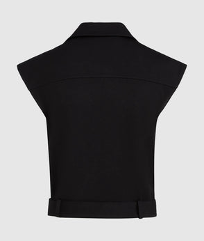 Karl Lagerfeld Jersey Biker Maxi Skirt Black