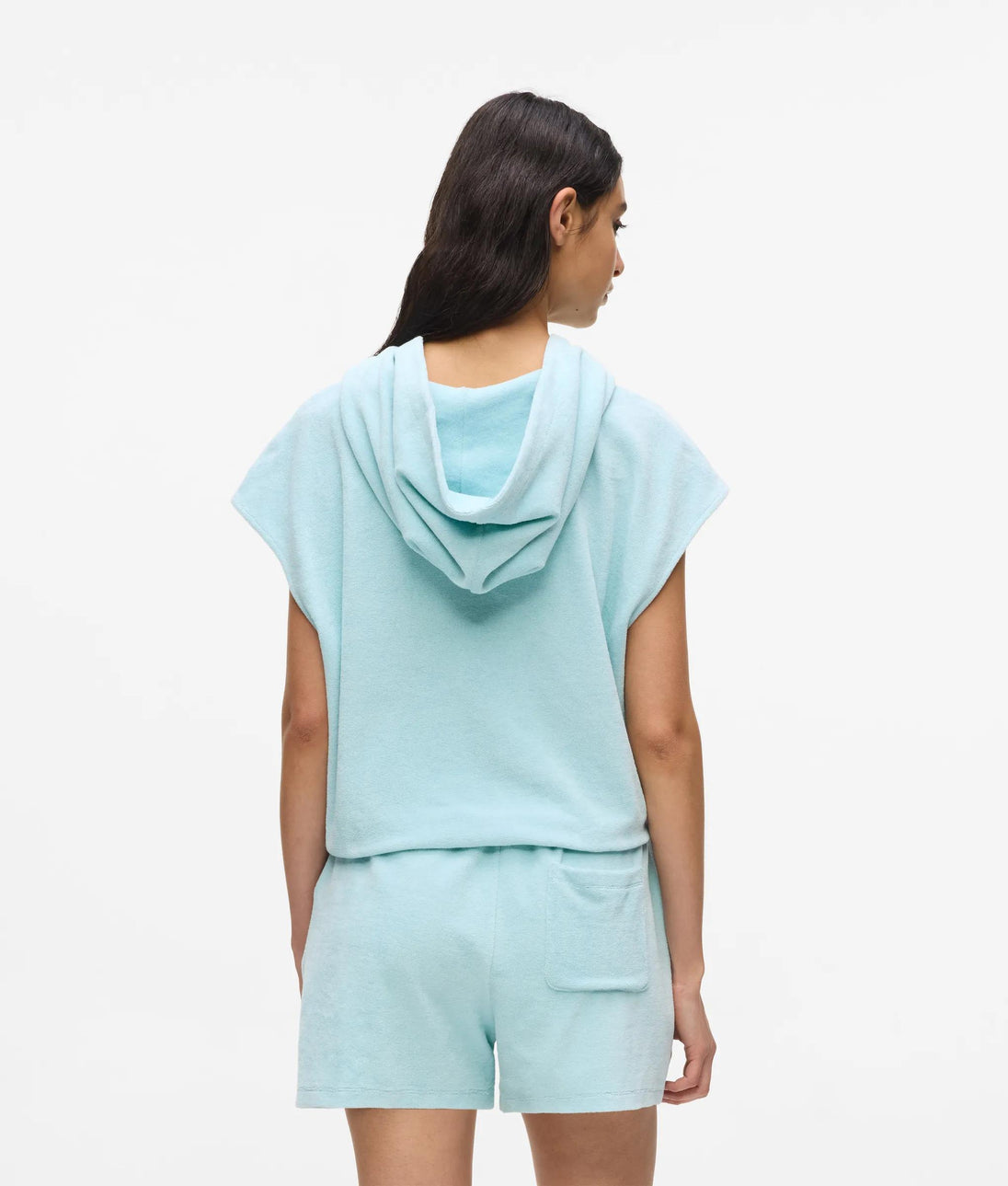 Karl Lagerfeld Logo Toweling Shorts Corydalis Blue