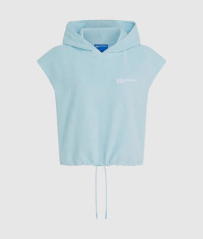 Karl Lagerfeld Logo Toweling Shorts Corydalis Blue