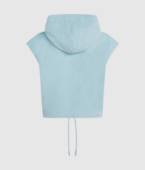 Karl Lagerfeld Logo Toweling Shorts Corydalis Blue