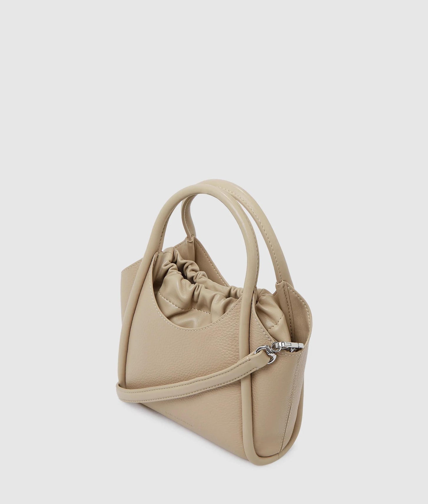 KarlLagerfeld Kautograph Patch Mini Tote Bag Safari