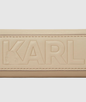Karl Lagerfeld Ikon Striped Jersey Dress Medieval Blue-White
